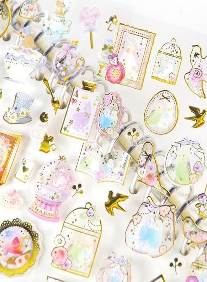 NVF Ocean Resin Effect Transparent Sticker Set | Seashell, Starfish & Sea Life Aesthetic Stickers for Journals, Scrapbooking & DIY Crafts - Image 3